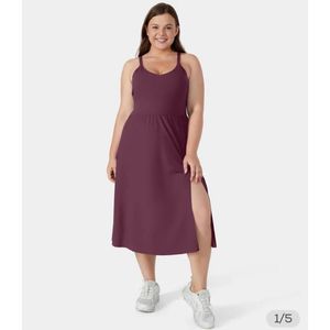 Halara Everyday Midi Chill Plus Size Dress-La Land